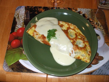 Crêpe farcie aux Asperges